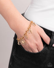 Load image into Gallery viewer, Yeehaw Yell - Gold Paparazzi Accessories