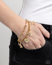 Load image into Gallery viewer, Team Spirit - Gold Paparazzi Accessories