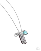 Load image into Gallery viewer, Heart of a Cowgirl - Blue Paparazzi Accessories