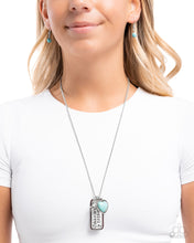 Load image into Gallery viewer, Heart of a Cowgirl - Blue Paparazzi Accessories
