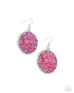 fishhook,pink,rhinestones,short necklace,Complete Look Dreamy Druzies Pink and Dynamic Druzies
