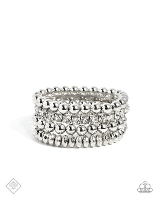 Confined Character - White Paparazzi Accessories