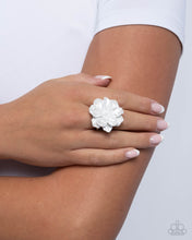 Load image into Gallery viewer, Floral Flex - White Paparazzi Accessories