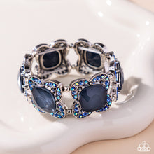 Load image into Gallery viewer, Bandwagon Beauty - Blue Paparazzi Accessories