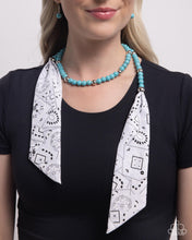 Load image into Gallery viewer, Bandana Ballad - Blue Paparazzi Accessories