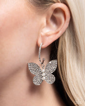 Load image into Gallery viewer, Butterfly Boundary - White Paparazzi Accessories