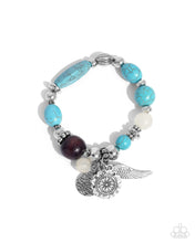 Load image into Gallery viewer, Earthy Eclecticism - Blue Paparazzi Accessories