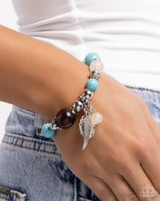Load image into Gallery viewer, Earthy Eclecticism - Blue Paparazzi Accessories