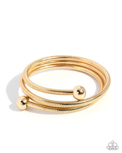 Load image into Gallery viewer, Calmly Coiled - Gold Paparazzi Accessories