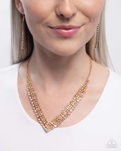 Load image into Gallery viewer, Pointed Pizzazz - Gold Paparazzi Accessories