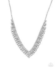 Load image into Gallery viewer, Pointed Pizzazz - White Paparazzi Accessories