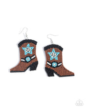 Load image into Gallery viewer, Beaded Boot - Brown Paparazzi Accessories