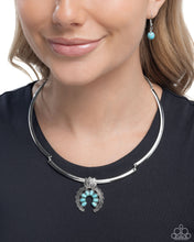 Load image into Gallery viewer, Smoldering Stones - Blue Paparazzi Accessories