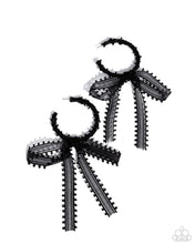 Load image into Gallery viewer, Brand New Bow - Black Paparazzi Accessories