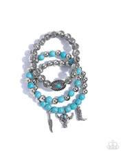 Load image into Gallery viewer, Western Wardrobe - Blue Paparazzi Accessories