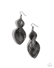 Load image into Gallery viewer, Skinny Spiral - Black Paparazzi Accessories