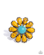 Load image into Gallery viewer, Firm Florals - Yellow Paparazzi Accessories