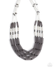 Load image into Gallery viewer, Cylindrical Craze - Silver Paparazzi Accessories