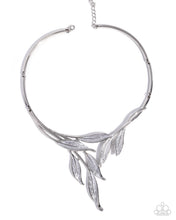 Load image into Gallery viewer, Lush Leaves - Silver Paparazzi Accessories