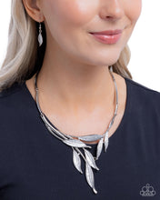 Load image into Gallery viewer, Lush Leaves - Silver Paparazzi Accessories