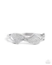 Load image into Gallery viewer, Blissful Bow - White Paparazzi Accessories