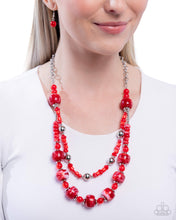 Load image into Gallery viewer, Satisfying Swirls - Red Paparazzi Accessories