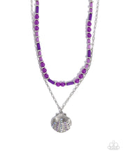 Load image into Gallery viewer, Superior Seashell - Purple Paparazzi Accessories