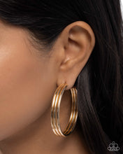 Load image into Gallery viewer, Traditional Trio - Gold Paparazzi Accessories