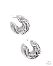 Load image into Gallery viewer, Spontaneous Spirals - Silver Paparazzi Accessories