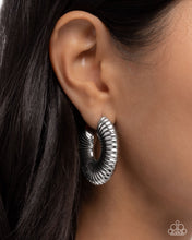 Load image into Gallery viewer, Spontaneous Spirals - Silver Paparazzi Accessories
