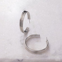 Load image into Gallery viewer, Traditional Trio - Silver Paparazzi Accessories
