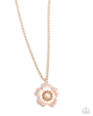 Perennial Pendant - Brown Paparazzi Accessories