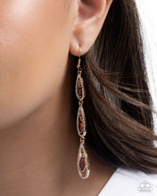 Load image into Gallery viewer, Teardrop Tenure - Brown Paparazzi Accessories