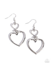 Load image into Gallery viewer, Sweetheart Symmetry - Silver Paparazzi Accessories