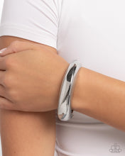 Load image into Gallery viewer, Sleek Sojourn - Silver Paparazzi Accessories