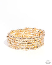 Load image into Gallery viewer, Boisterous Beads - Gold Paparazzi Accessories