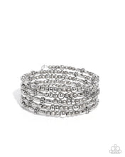 Load image into Gallery viewer, Boisterous Beads - Silver Paparazzi Accessories