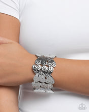 Load image into Gallery viewer, Heart Headline - Silver Paparazzi Accessories
