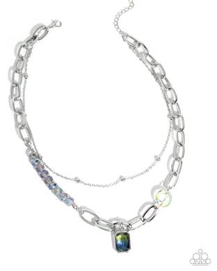 Transparent Tapestry - Green Paparazzi Accessories
