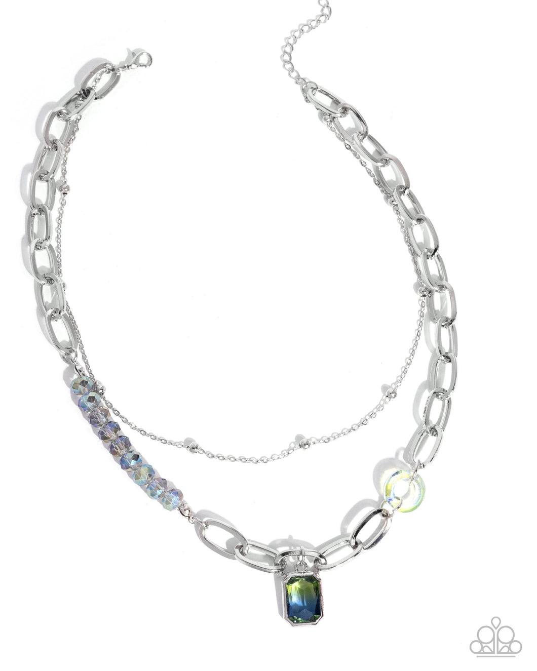 Transparent Tapestry - Green Paparazzi Accessories