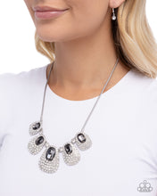 Load image into Gallery viewer, Oval Ovation - Silver Paparazzi Accessories