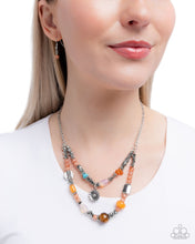 Load image into Gallery viewer, Blooming Barricade - Orange Paparazzi Accessories