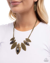 Load image into Gallery viewer, Textured Tutelage - Brass Paparazzi Accessories