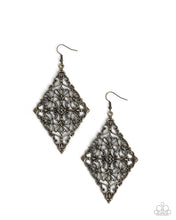 Load image into Gallery viewer, First-Place Filigree - Brass Paparazzi Accessories