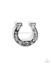 Load image into Gallery viewer, Horseshoe Horizon - Blue Paparazzi Accessories