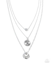 Load image into Gallery viewer, Layered Lineup - Silver Paparazzi Accessories
