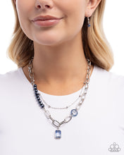 Load image into Gallery viewer, Transparent Tapestry - Blue Paparazzi Accessories