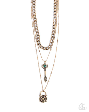 Keen Keys - Green Paparazzi Accessories