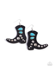 Load image into Gallery viewer, These Boots Were Made for Dancing - Black Paparazzi Accessories