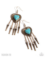 Load image into Gallery viewer, Besotted Badlands - Gold Paparazzi Accessories